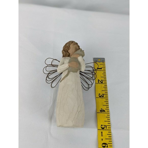 Willow Tree With Affection Figurine 26109 Angel Holding Cat 2003 NO BOX Cats - Picture 5 of 5
